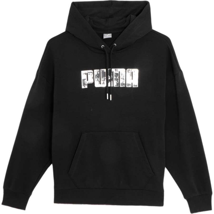 PUMA Sweatshirts Women's Black Hooded Moderate Other