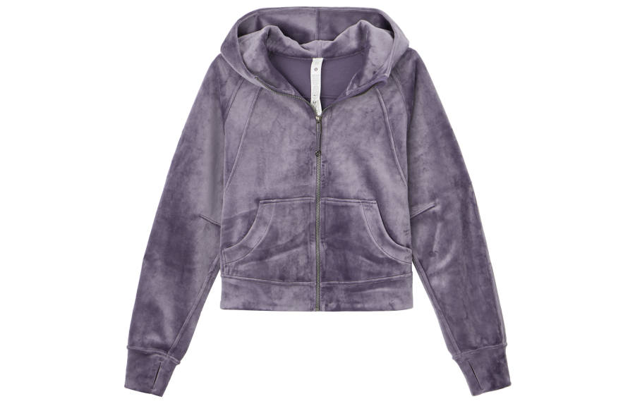 Lululemon Scuba Series Full Zip Velvet Cropped Coat Women's