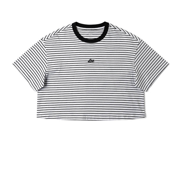 Lee T Shirts Women's Black Crew Neck Moderate