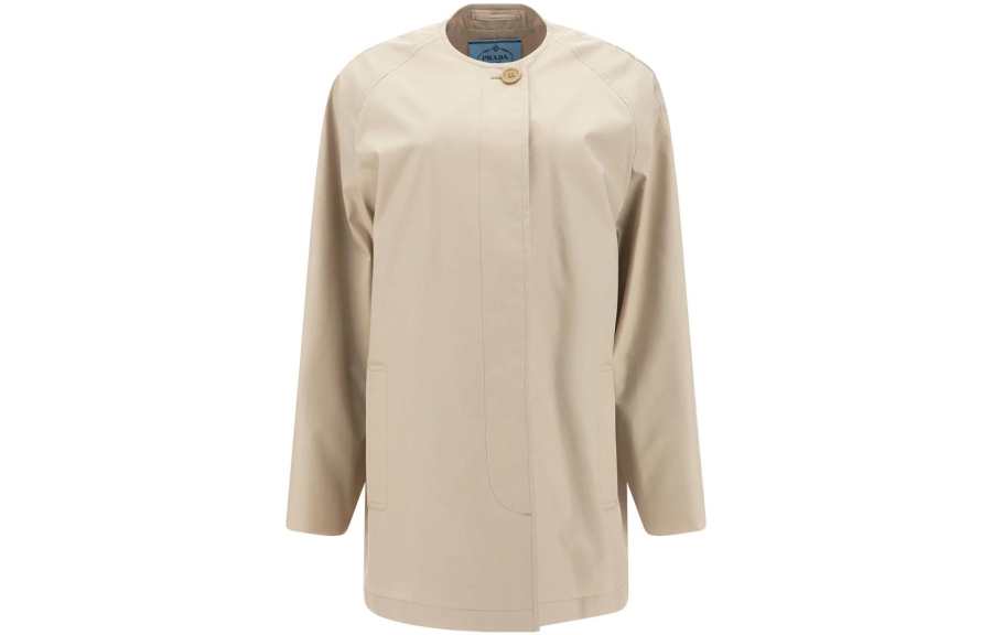 PRADA PRADA Coats Women's Camel Other