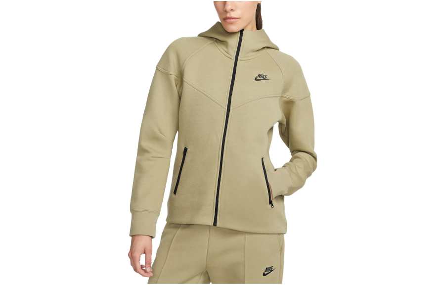Nike Nike Sportswear Women's Tech Fleece Windrunner Full Zip Hoodie Neutral Olive/Black