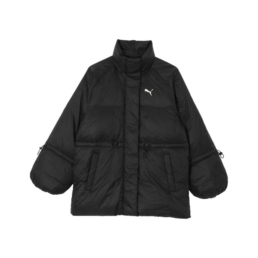 PUMA PUMA Down Jackets Women's Black Stand Collar Moderate