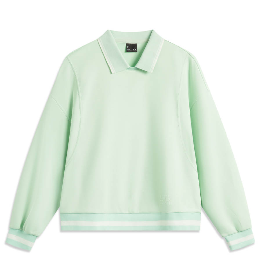 Li-Ning Li Ning Sports Life Collection Sweatshirt Women's Ice Fat Green