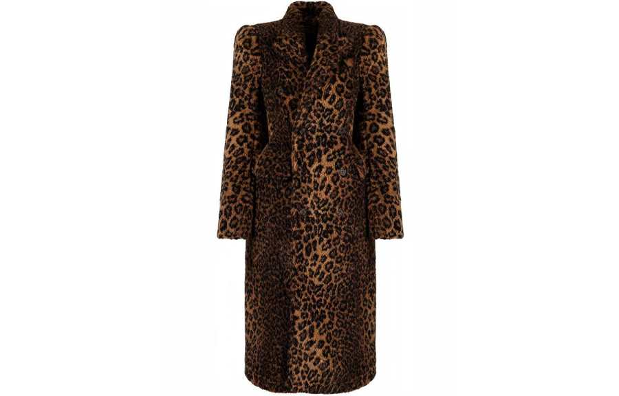Balenciaga Coat Regular Fit Women's Umber