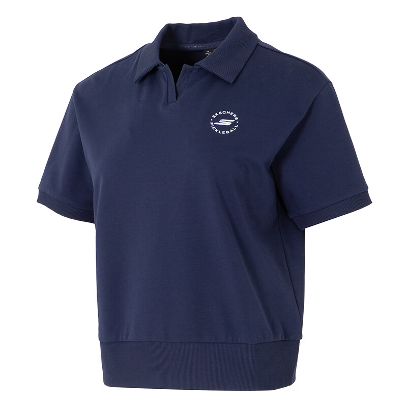 Skechers Comfortable Sports Collection Polo Shirt Women's Marine Blue 00DU