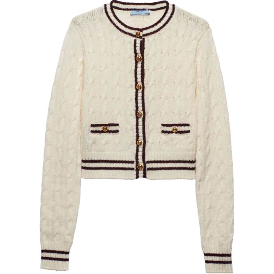 PRADA PRADA SS24 Knitwear Women's Ecru