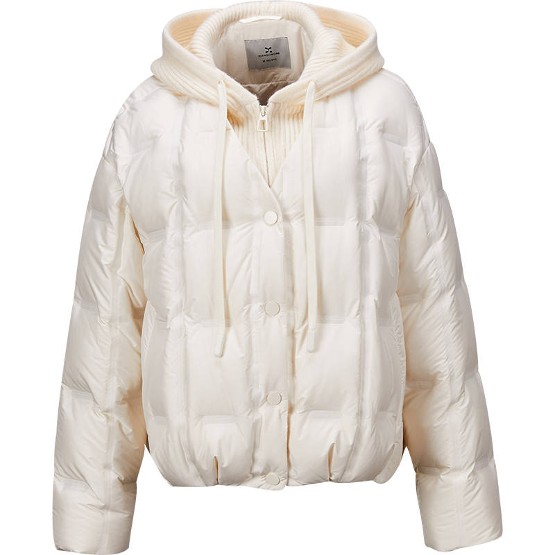 XIANGYING Down Jackets Women's Hooded Thickened Other