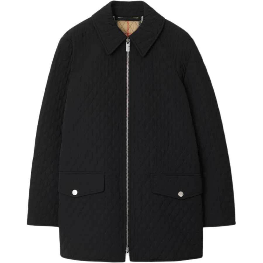 Burberry Burberry Quilted Zip-Up Jacket