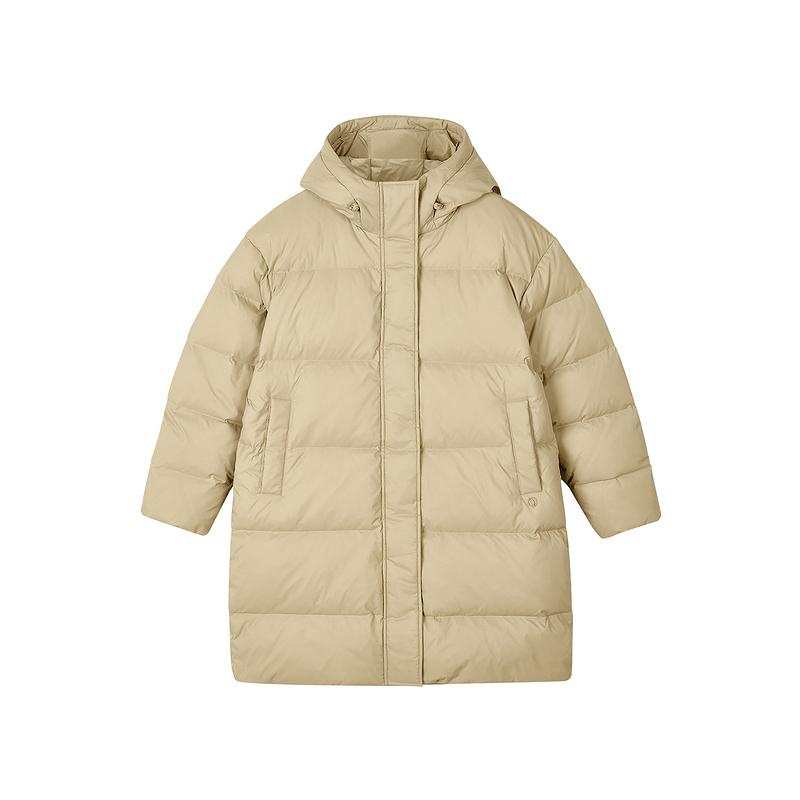 Skechers Elegant Diamond Collection Down Jacket Women's Sand Dune Brown