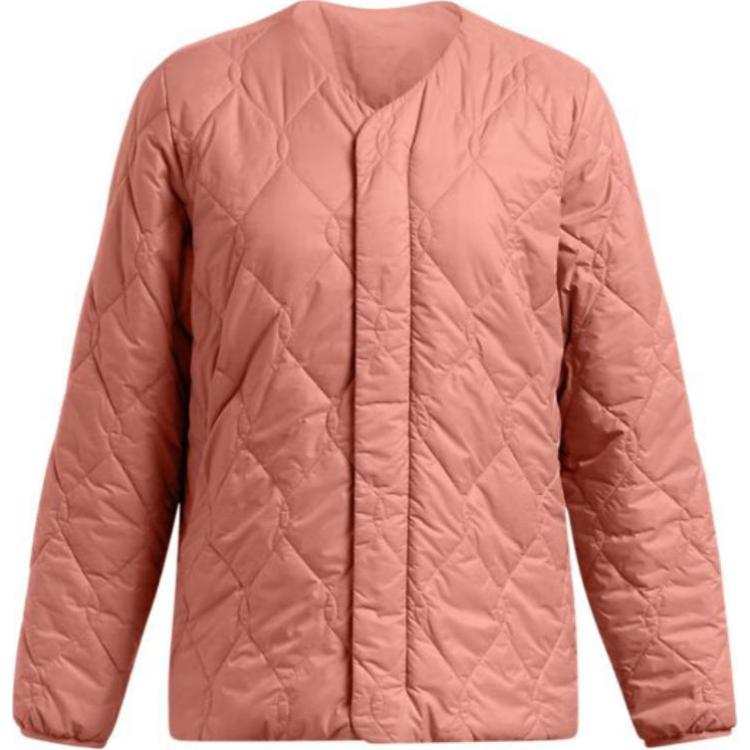 Under Armour Diamond Jackets & Coats Women's Mocha Rose Red