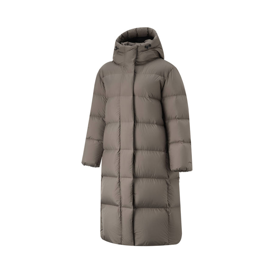 Li-Ning Li Ning Hot Pots Down Collection Down Jacket Women's Tree Gray Brown