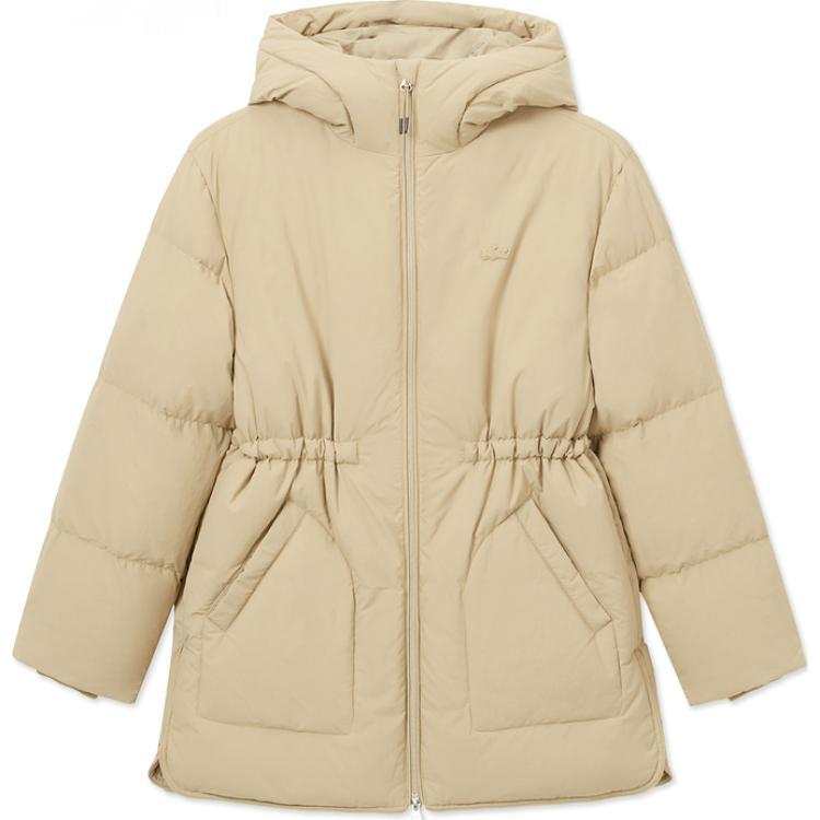 LACOSTE LACOSTE Down Jacket Women's Milk Coffee