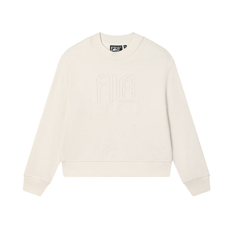 FILA Sweatshirt Women's Ice Cream White