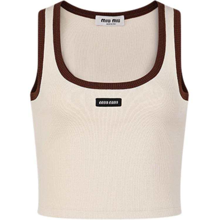 MIU MIU SS24 Knitwear Women's Beige