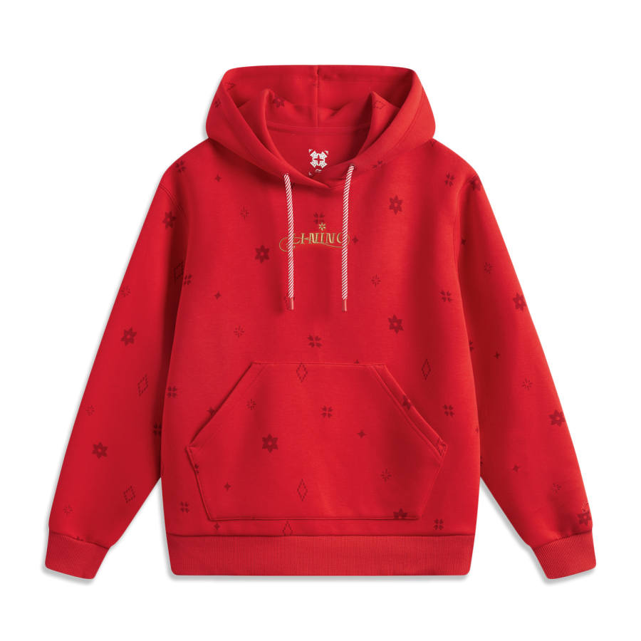 Li-Ning Li Ning Rijin Doujin Collection Sweatshirt Women's Vermilion