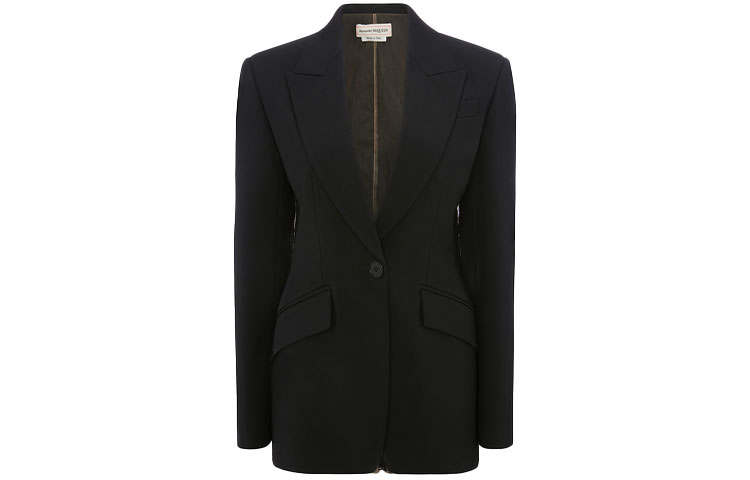 Alexander McQueen Business Suit Coat Women's Black