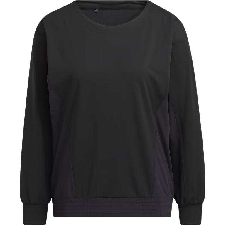 Adidas Adidas Go to Knit Woven Pullover Sweatshirt Women's Black