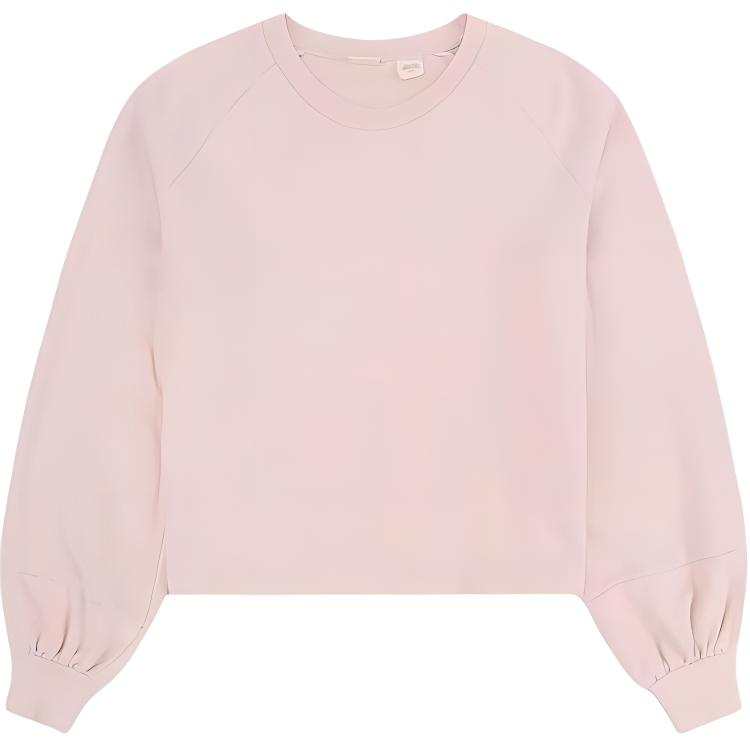 Levis Sweatshirts Women's Pink Crew Neck Moderate Regular