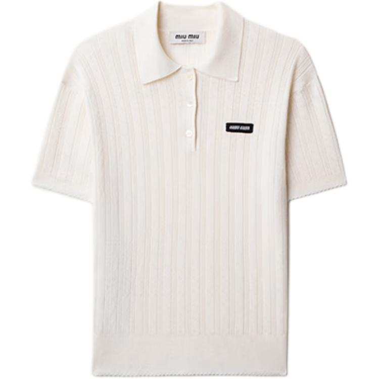 MIU MIU Polo Shirt Women's White