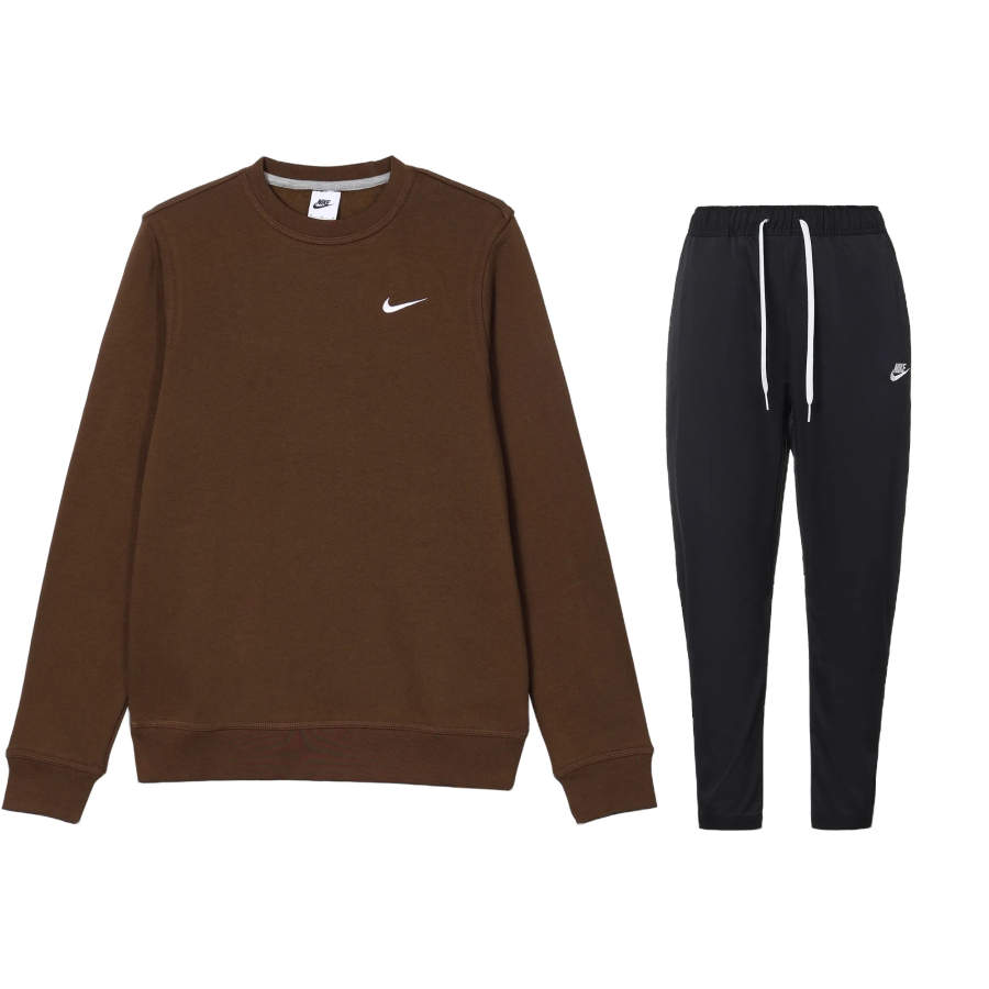 Nike Nike Casual Sportswear Unisex Crew Neck Thickened And Fleece Lined