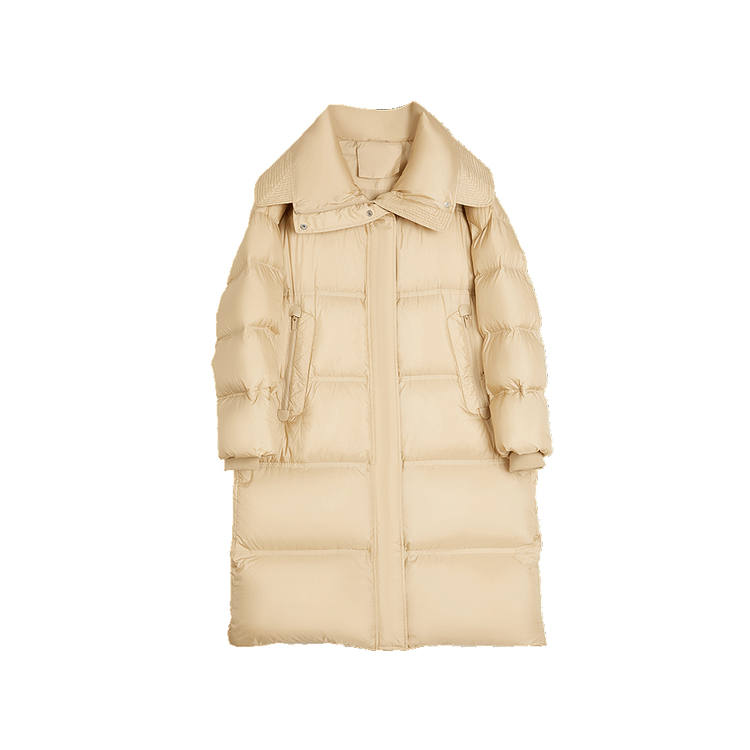ELLE ELLE Down Jacket Women's Light Khaki
