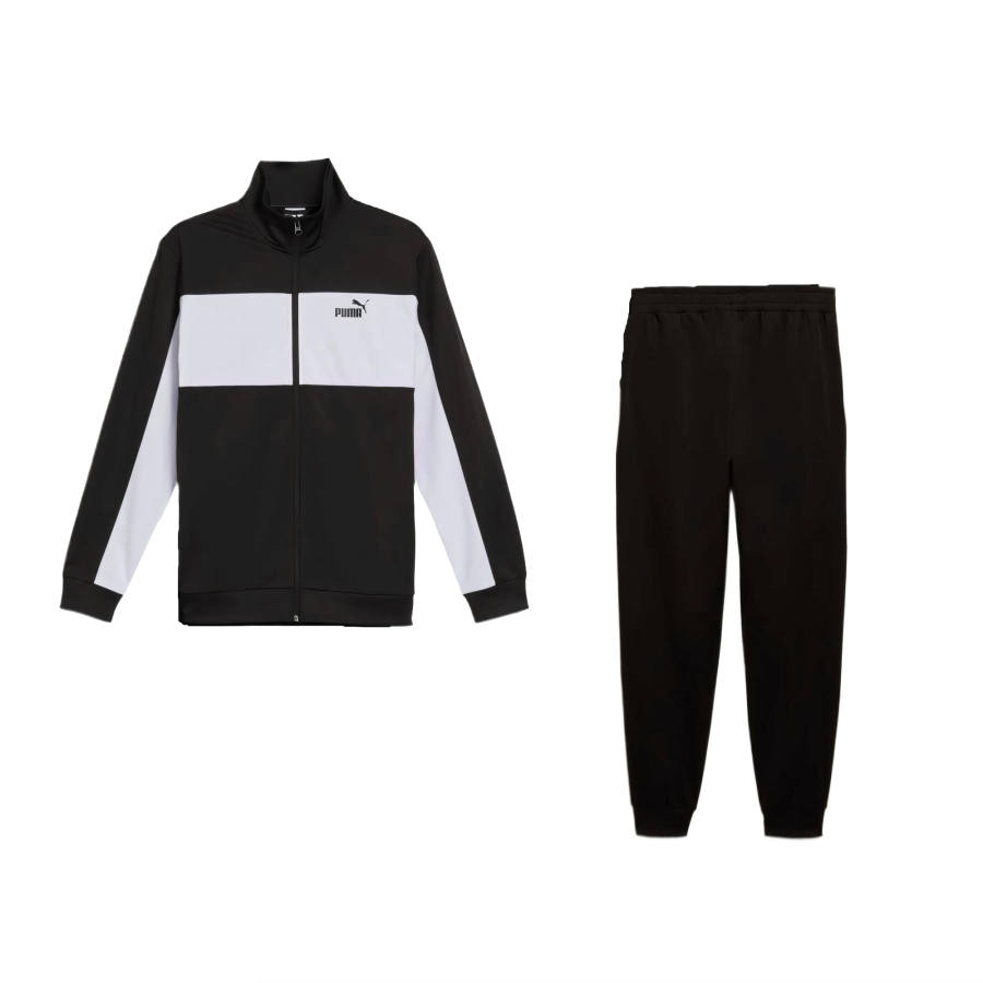 PUMA POLY COLORBLOCK SUIT Casual Sportswear Men's Black
