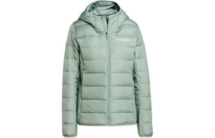 Adidas Adidas Terrex Multi Light Down Hooded Jacket Down Jacket Women's Green