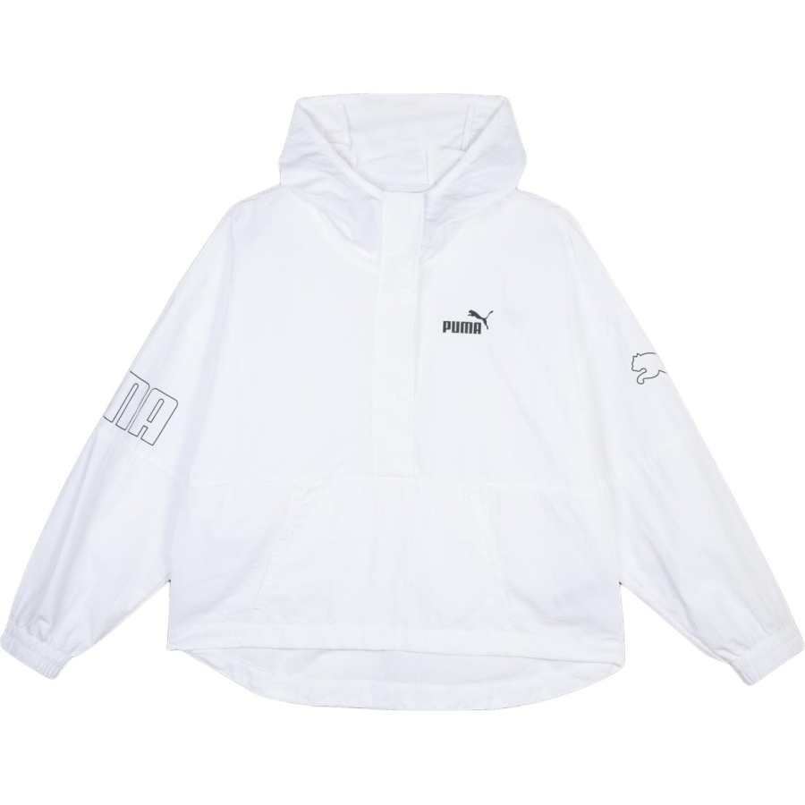 PUMA Jackets Women's White Hooded Moderate Other