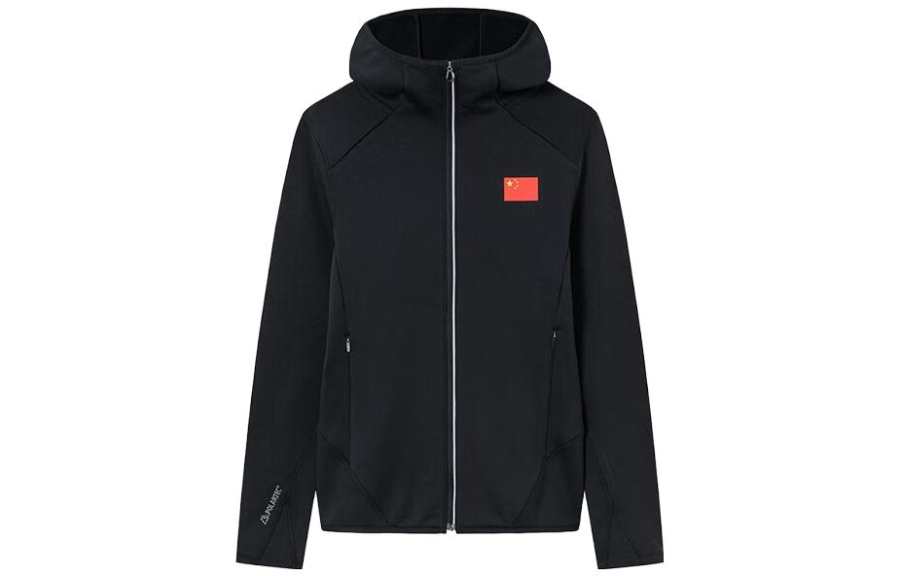 ANTA Jackets Women's Black Hooded Moderate Other