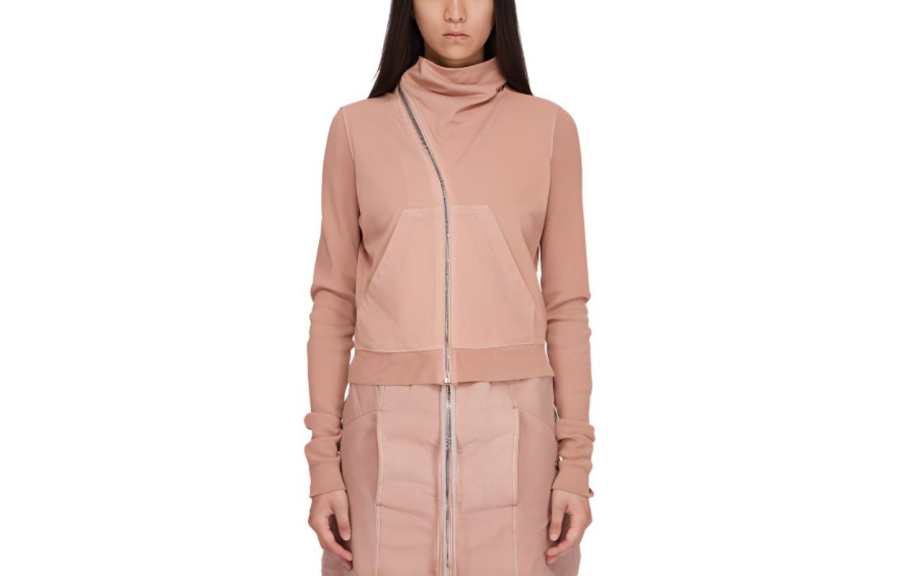 Rick Owens DRKSHDW Zip-up Cotton Sweatshirt