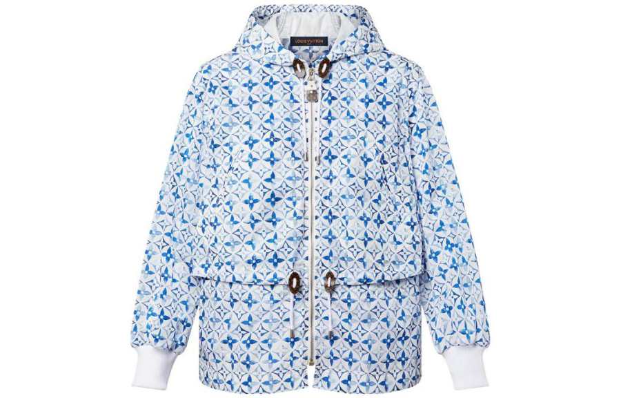 LOUIS VUITTON LOUIS VUITTON 1ABQ55 Monogram Flower Tile Short Parka