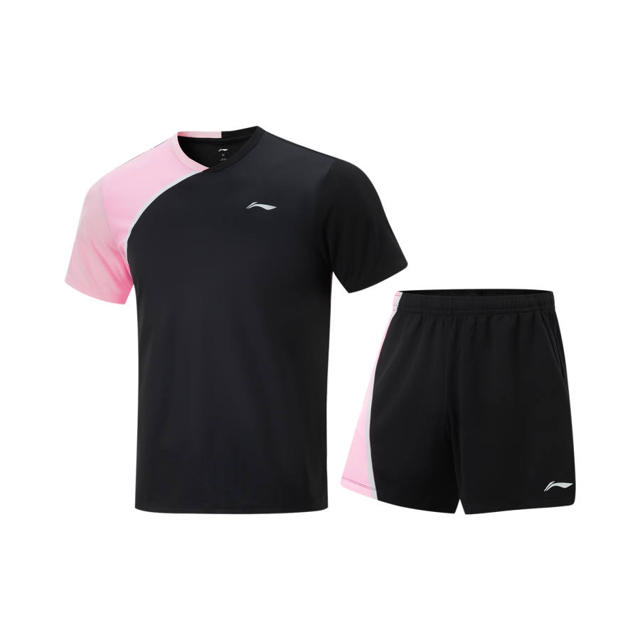 Li-Ning Li Ning Table Tennis Collection Table Tennis Clothing Sets Men's Black