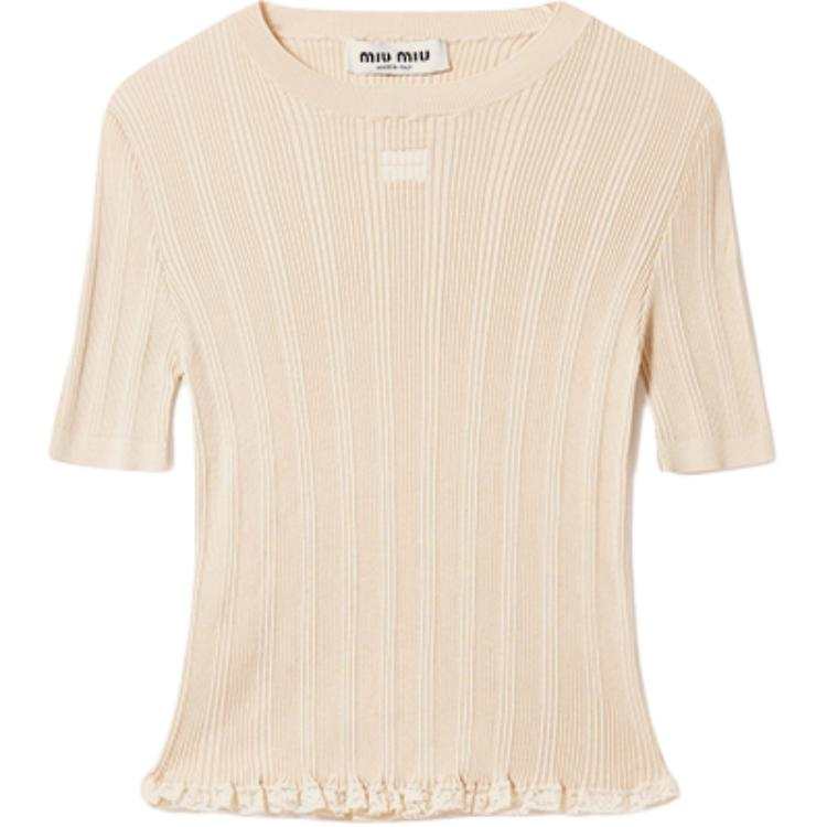 MIU MIU FW24 Knitwear Women's Limestone