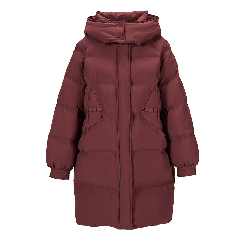 XIANGYING Down Jacket Women's Ancora Red