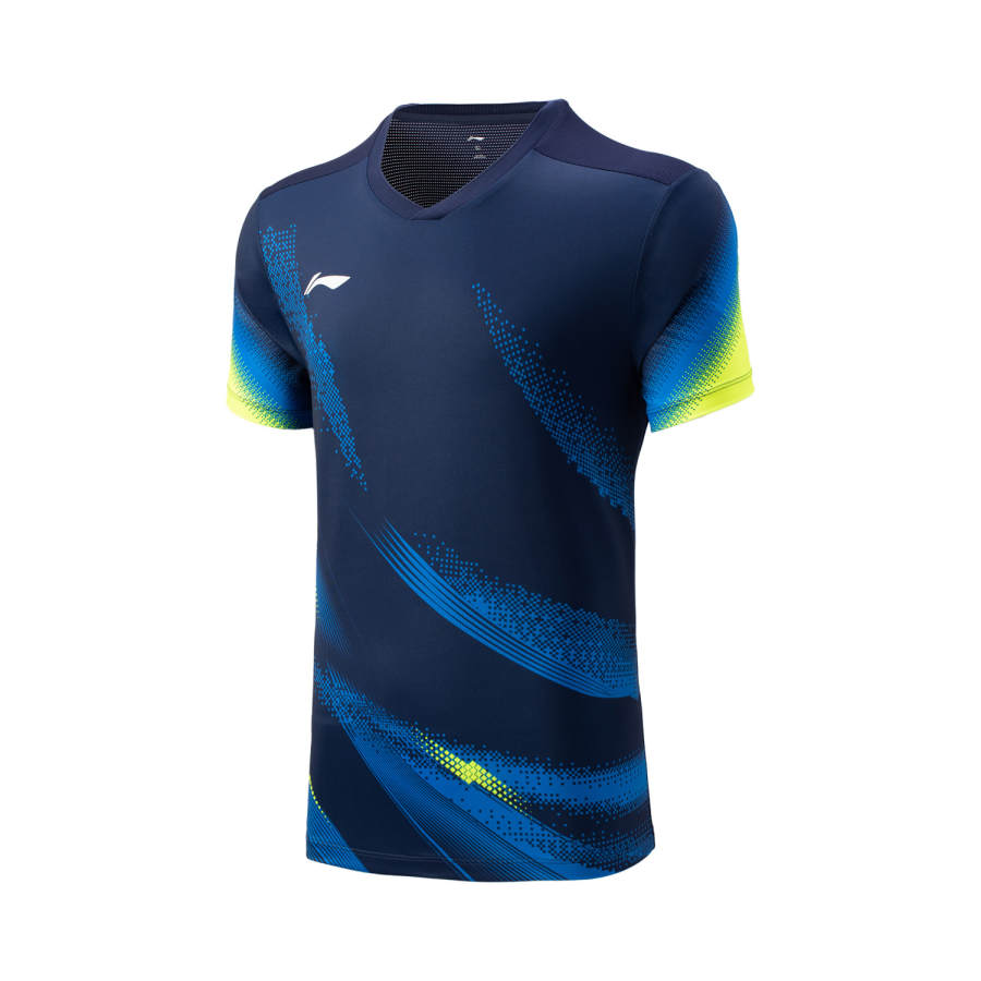 Li-Ning Li Ning Badminton Collection T Shirt Unisex Sailor Blue