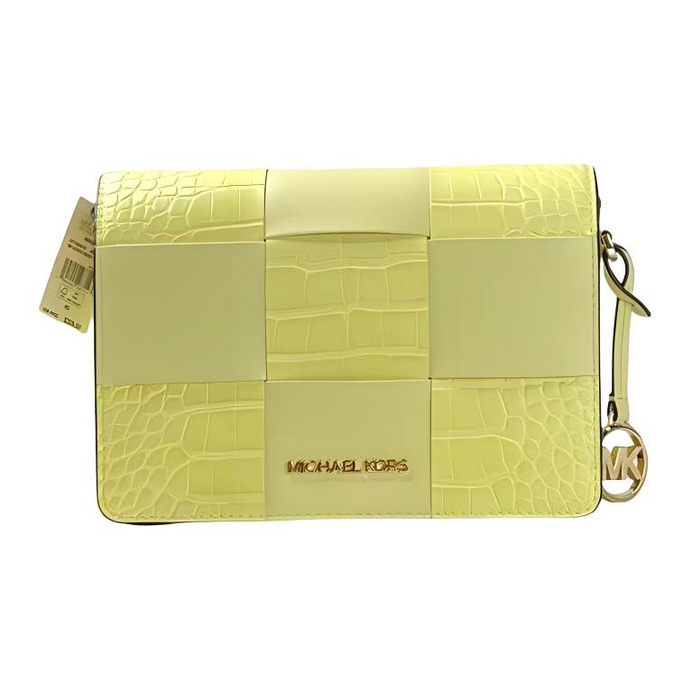 MICHAEL KORS MercerMICHAEL KORS Leather Box Bag, Crossbody Bag, Shoulder Bag Small Women's Yellow