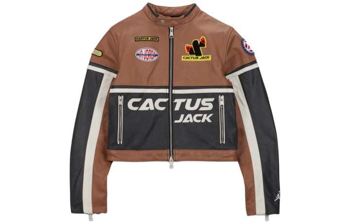 Jordan Jordan Travis Scott Cactus Jackets Women's Multicolor Crew Neck Moderate Other