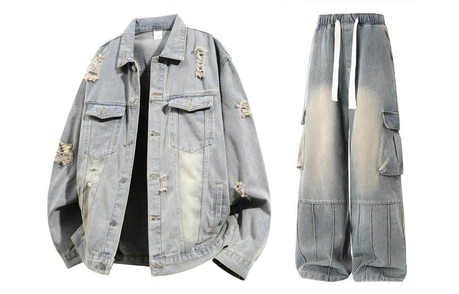 GWAF Casual Sportswear Unisex Vintage Blue