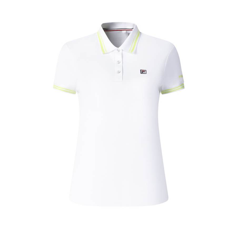 FILA Athletics Tennis Polo Shirt Women's Jade White