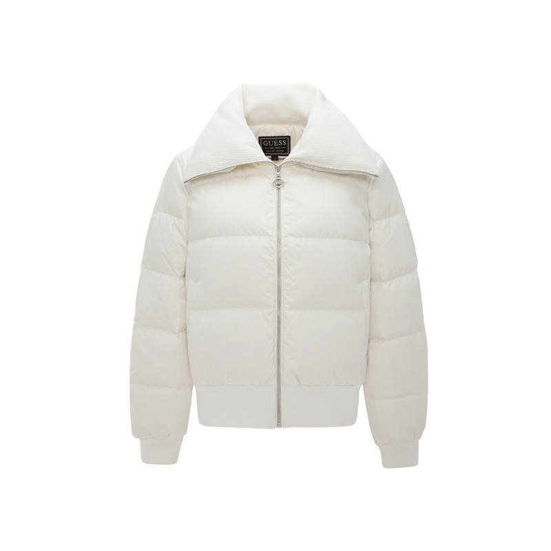 GUESS GUESS Down Jackets Women's Lapel Moderate Quilted Down Jacket