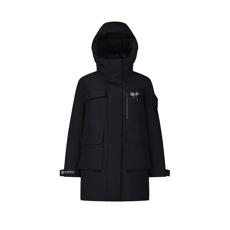 FILA Down Jacket Women's Pitch Black