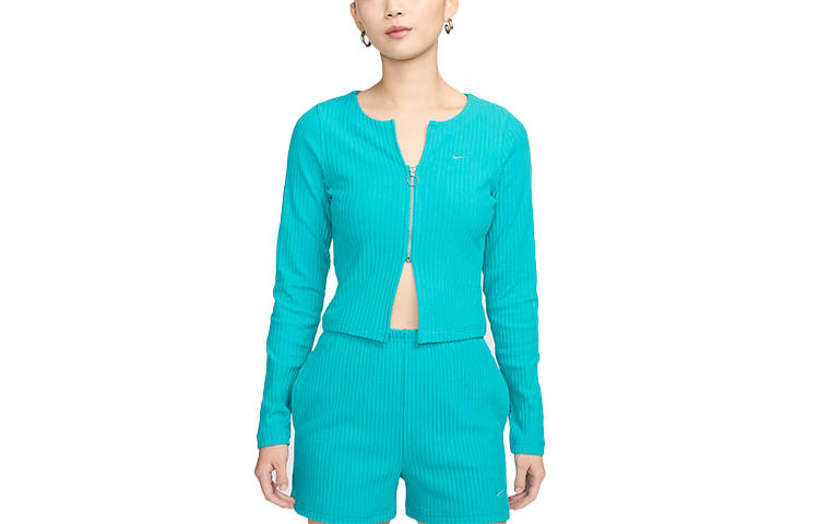 Nike Nike Swoosh Sportswear Chill Knit Knitwear Women's Cactus Green
