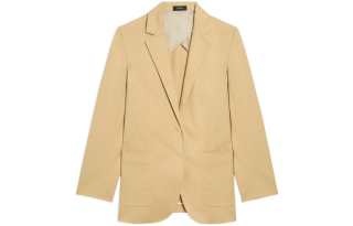 THEORY Business Suits Women's Beige Yellow Moderate