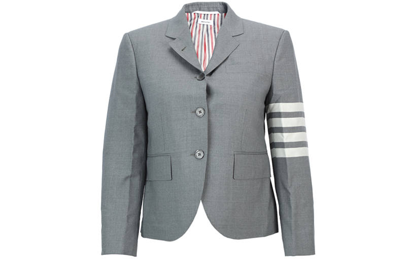 THOM BROWNE THOM BROWNE Plain Weave 4 Bar High Armhole Sport Coat