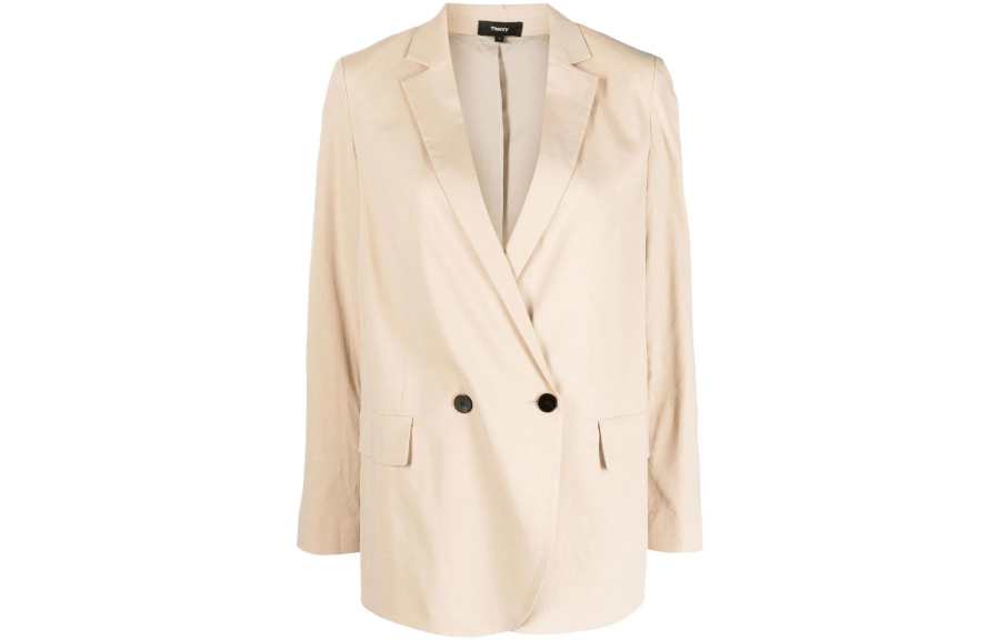 THEORY Business Suits Women's Beige Moderate