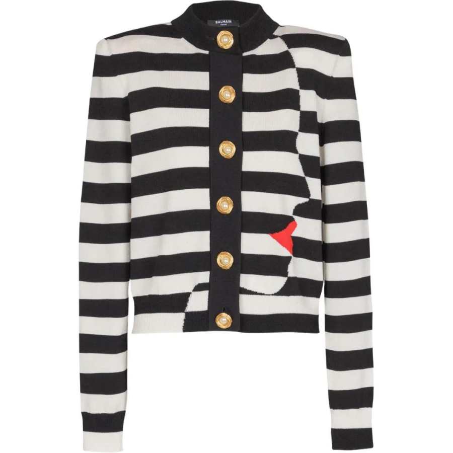 BALMAIN Balmain Face Mariniere cardigan