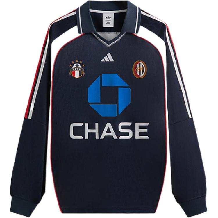 Adidas Originals Kith X Adidas Football Chase Long Sleeve Jersey