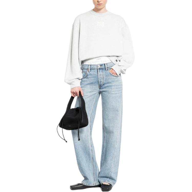 Alexander Wang T By Alexander Wang Essential Terry Crewneck Sweatshirt