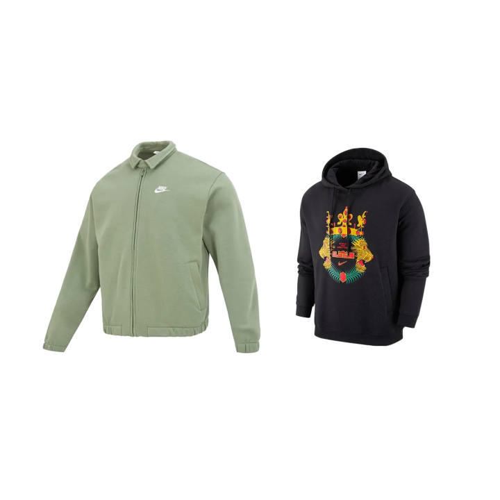 Nike Nike Casual Sportswear Unisex Lapel Moderate