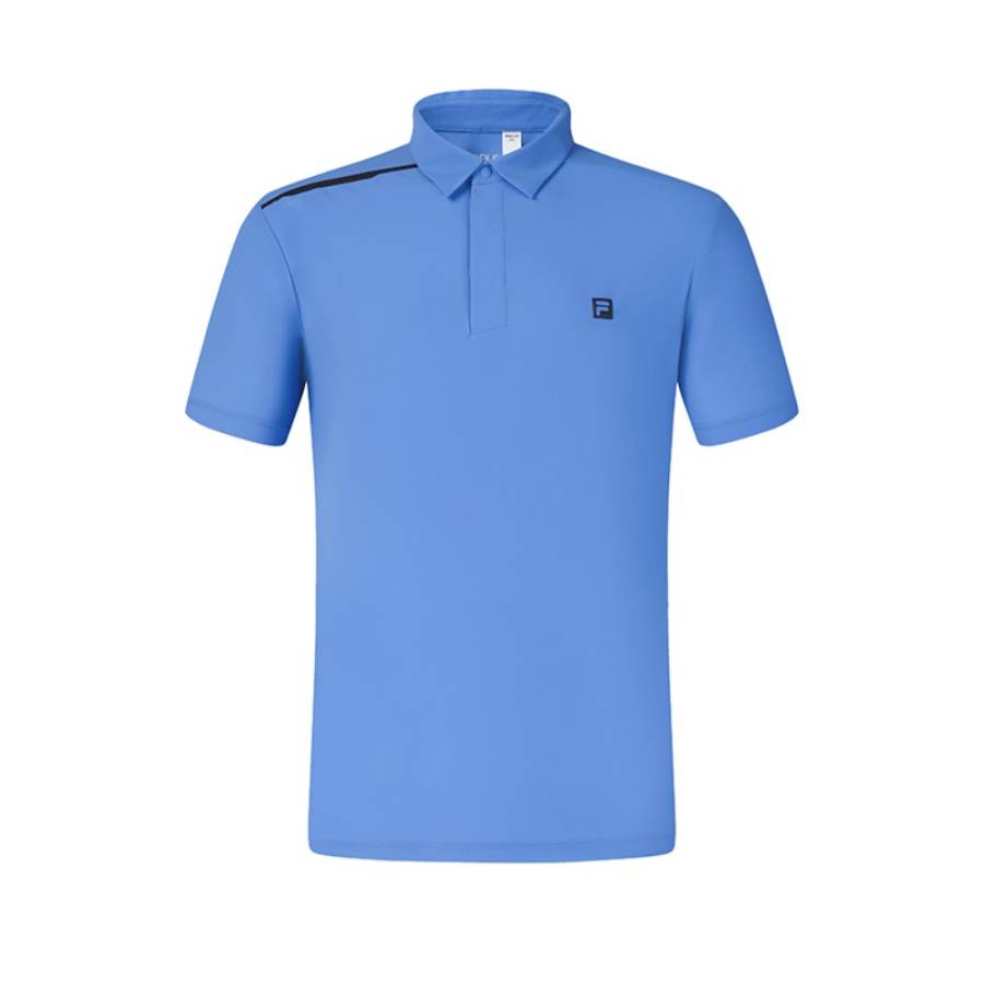 FILA Golf Polo Shirt Men's Blue Brunella